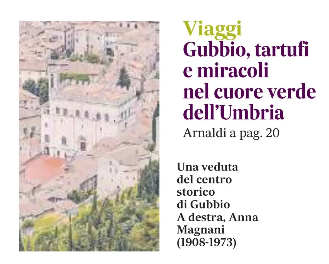 Il Messaggero - Gubbio richiamo in copertina